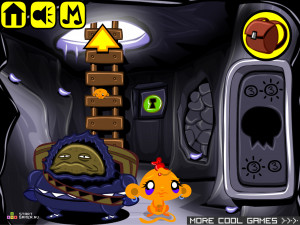 Игра Счастливая Обезьянка 362: Снежная Башня (Monkey GO Happy Stage 362: Snow Tower) — играть онлайн бесплатно (изображение №9)