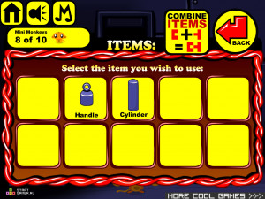 Игра Счастливая Обезьянка 363: Склад и Погрузчик (Monkey GO Happy Stage 363: Warehouse and Forklift) — играть онлайн бесплатно (изображение №4)