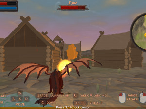 Игра Симулятор Дракона 3D (Dragon Simulator 3D) — играть онлайн бесплатно (изображение №3)