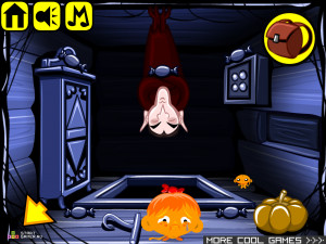 Игра Счастливая Обезьянка 368: Оборотень (Monkey GO Happy Stage 368: Werewolf) — играть онлайн бесплатно (изображение №5)