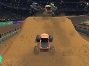 Игра Арена Гонок на Монстр-Tраках (Monster Truck Racing Arena) — играть онлайн бесплатно (изображение №3)