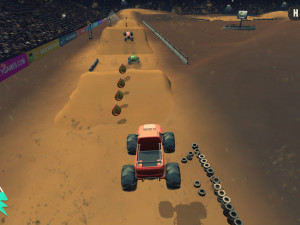 Игра Арена Гонок на Монстр-Tраках (Monster Truck Racing Arena) — играть онлайн бесплатно (изображение №6)