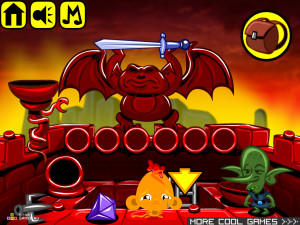 Игра Счастливая Обезьянка 372: Камни Силы — Глава 2 (Monkey GO Happy Stage 372: Stones of Power — Chapter 2) — играть онлайн бесплатно (изображение №6)