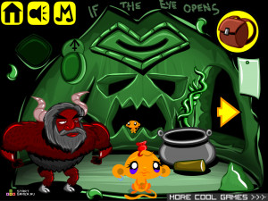 Игра Счастливая Обезьянка 374: Камни Силы — Глава 3 (Monkey GO Happy Stage 374: Stones of Power — Chapter 3) — играть онлайн бесплатно (изображение №5)