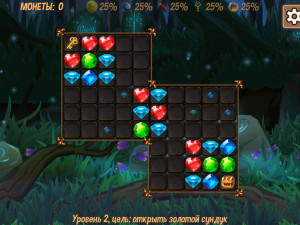 Игра Самоцветы: Три в Ряд (Gems Match 3) — играть онлайн бесплатно (изображение №2)