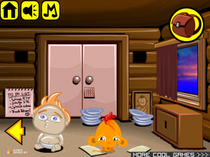 Игра Счастливая Обезьянка 375 (Monkey GO Happy Stage 375) — играть онлайн бесплатно (изображение №4)
