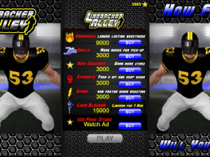 Игра Аллея Полузащитников (Linebacker Alley) — играть онлайн бесплатно (изображение №5)