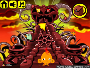 Игра Счастливая Обезьянка 376: Камни Силы — Глава 4 (Monkey GO Happy Stage 376: Stones of Power — Chapter 4) — играть онлайн бесплатно (изображение №2)
