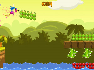 Игра Паническое Бегство Носорога (Rhino Rush Stampede) — играть онлайн бесплатно (изображение №5)