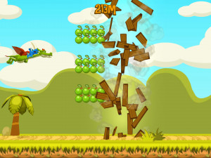 Игра Паническое Бегство Носорога (Rhino Rush Stampede) — играть онлайн бесплатно (изображение №6)