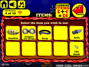 Игра Счастливая Обезьянка 379: Под Водой (Monkey GO Happy Stage 379: Under The Sea) — играть онлайн бесплатно (изображение №4)