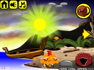 Игра Счастливая Обезьянка 381: Новозеландский Маори (Monkey GO Happy Stage 381: NZ Maori Theme) — играть онлайн бесплатно (изображение №3)