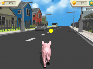 Игра Симулятор Сумасшедшей Свиньи (Crazy Pig Simulator) — играть онлайн бесплатно (изображение №3)