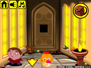 Игра Счастливая Обезьянка 382: Счастливого Рождества (Monkey GO Happy Stage 382: Merry Christmas) — играть онлайн бесплатно (изображение №6)