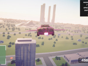 Игра Симулятор Летающей Машины (Flying Car Simulator) — играть онлайн бесплатно (изображение №4)