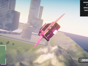 Игра Симулятор Летающей Машины (Flying Car Simulator) — играть онлайн бесплатно (изображение №2)