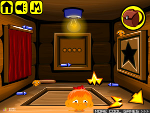 Игра Счастливая Обезьянка 383: С Новым Годом (Monkey GO Happy Stage 383: Happy New Year) — играть онлайн бесплатно (изображение №3)