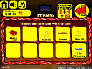 Игра Счастливая Обезьянка 383: С Новым Годом (Monkey GO Happy Stage 383: Happy New Year) — играть онлайн бесплатно (изображение №4)