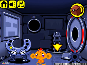 Игра Счастливая Обезьянка 384: Будущее 2020 (Monkey GO Happy Stage 384: 2020 The Future) — играть онлайн бесплатно (изображение №4)