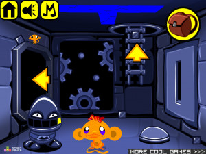 Игра Счастливая Обезьянка 384: Будущее 2020 (Monkey GO Happy Stage 384: 2020 The Future) — играть онлайн бесплатно (изображение №5)