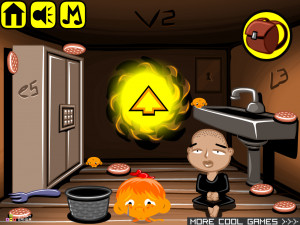 Игра Счастливая Обезьянка 385:Странные Причудливые Вещи (Monkey GO Happy Stage 385: Strange Bizzare Things Stuff) — играть онлайн бесплатно (изображение №2)