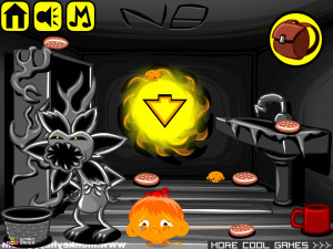 Игра Счастливая Обезьянка 385:Странные Причудливые Вещи (Monkey GO Happy Stage 385: Strange Bizzare Things Stuff) — играть онлайн бесплатно (изображение №3)