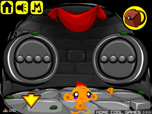 Игра Счастливая Обезьянка 386: Потерянные Монеты (Monkey GO Happy Stage 386: The Lost Coins) — играть онлайн бесплатно (изображение №4)