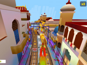 Игра Сабвей Серф: Мумбаи (Subway Surfers: World Tour Mumbai) — играть онлайн бесплатно (изображение №3)