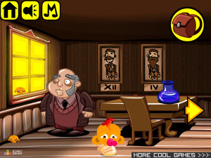 Игра Счастливая Обезьянка 387: Доктор Джекилл и мистер Хайд (Monkey GO Happy Stage 387: Dr. Jekyll and Mr. Hyde Theme) — играть онлайн бесплатно (изображение №2)