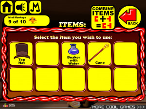 Игра Счастливая Обезьянка 387: Доктор Джекилл и мистер Хайд (Monkey GO Happy Stage 387: Dr. Jekyll and Mr. Hyde Theme) — играть онлайн бесплатно (изображение №5)