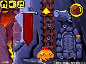 Игра Счастливая Обезьянка 388: Четыре Свитка (Monkey GO Happy Stage 388: The Four Scrolls) — играть онлайн бесплатно (изображение №3)