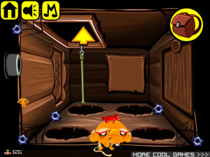 Игра Счастливая Обезьянка 388: Четыре Свитка (Monkey GO Happy Stage 388: The Four Scrolls) — играть онлайн бесплатно (изображение №6)
