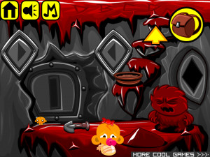 Игра Счастливая Обезьянка 390: Четыре Свитка — Глава 2 (Monkey GO Happy Stage 390: The Four Scrolls — Chapter 2) — играть онлайн бесплатно (изображение №4)