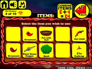 Игра Счастливая Обезьянка 390: Четыре Свитка — Глава 2 (Monkey GO Happy Stage 390: The Four Scrolls — Chapter 2) — играть онлайн бесплатно (изображение №6)