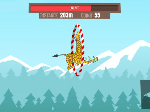 Игра Жираф: Симулятор Зимних Видов Спорта (Giraffe Winter Sports Simulator) — играть онлайн бесплатно (изображение №3)