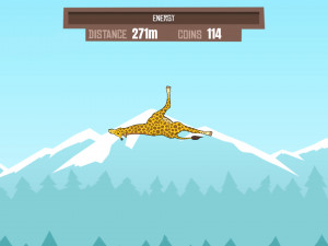 Игра Жираф: Симулятор Зимних Видов Спорта (Giraffe Winter Sports Simulator) — играть онлайн бесплатно (изображение №4)