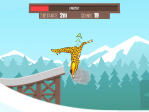 Игра Жираф: Симулятор Зимних Видов Спорта (Giraffe Winter Sports Simulator) — играть онлайн бесплатно (изображение №5)