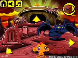 Игра Счастливая Обезьянка 392: Четыре Свитка — Глава 3 (Monkey GO Happy Stage 392: The Four Scrolls — Chapter 3) — играть онлайн бесплатно (изображение №2)