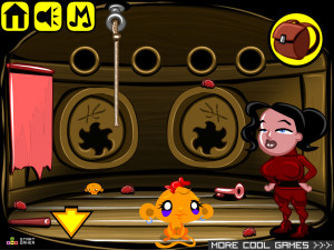 Игра Счастливая Обезьянка 392: Четыре Свитка — Глава 3 (Monkey GO Happy Stage 392: The Four Scrolls — Chapter 3) — играть онлайн бесплатно (изображение №3)