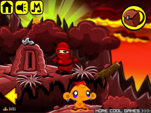 Игра Счастливая Обезьянка 392: Четыре Свитка — Глава 3 (Monkey GO Happy Stage 392: The Four Scrolls — Chapter 3) — играть онлайн бесплатно (изображение №6)