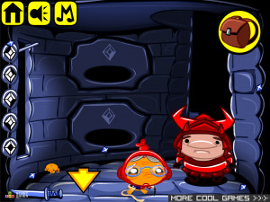 Игра Счастливая Обезьянка 394: Четыре Свитка — Глава 4 (Monkey GO Happy Stage 394: The Four Scrolls — Chapter 4) — играть онлайн бесплатно (изображение №3)