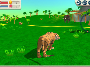 Симулятор Тигра 3D (Tiger Simulator 3D) — играть онлайн бесплатно (изображение №2)
