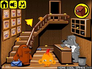 Игра Счастливая Обезьянка 395: Отель Для Домашних Животных  (Monkey GO Happy Stage 395: Pet Hotel Theme) — играть онлайн бесплатно (изображение №2)