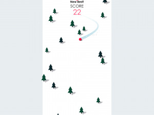 Игра Зимний Уклон (Winter Dodge) — играть онлайн бесплатно (изображение №3)