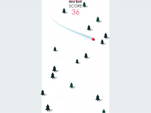 Игра Зимний Уклон (Winter Dodge) — играть онлайн бесплатно (изображение №4)