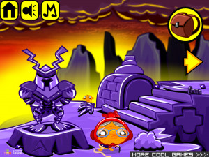 Игра Счастливая Обезьянка 398: Четыре Свитка — Глава 6 (Monkey GO Happy Stage 398: The Four Scrolls — Chapter 6) — играть онлайн бесплатно (изображение №5)