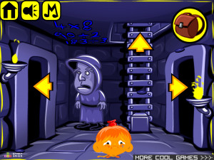 Игра Счастливая Обезьянка 400: Четыре Свитка — Глава 7 (Monkey GO Happy Stage 400: The Four Scrolls — Chapter 7) — играть онлайн бесплатно (изображение №2)