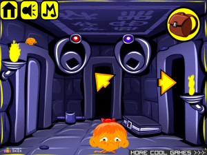 Игра Счастливая Обезьянка 400: Четыре Свитка — Глава 7 (Monkey GO Happy Stage 400: The Four Scrolls — Chapter 7) — играть онлайн бесплатно (изображение №9)