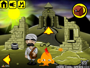 Игра Счастливая Обезьянка 406: Стихия Духа (Monkey GO Happy Stage 406: Spirit Release) — играть онлайн бесплатно (изображение №2)