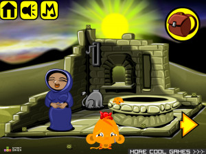 Игра Счастливая Обезьянка 406: Стихия Духа (Monkey GO Happy Stage 406: Spirit Release) — играть онлайн бесплатно (изображение №4)